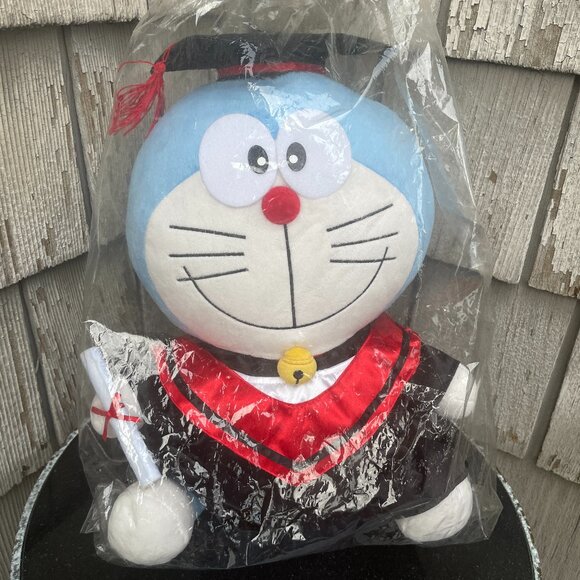 Doraemon Graduation Plush Fujiko 2012 Brand New 16" - Picture 1 of 8